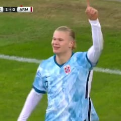 Lo de Haaland no es normal y este doblete lo confirma: vean el segundo gol y alucinen