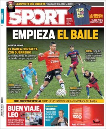 Portadas de la prensa mundial