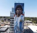 Maradona tendrá el mural más alto de todos