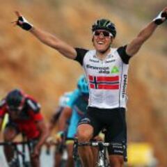 Boasson Hagen exprime su velocidad para batir a Nibali