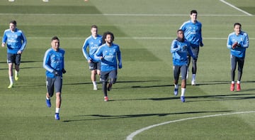 El Madrid entrena en víspera de Reyes Magos