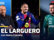 En directo, El Larguero: Entrevista con Raphinha y Aston Martin presenta el nuevo coche de Alonso