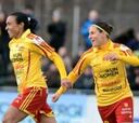 El Tyresö de Vero y Marta debuta con goleada (7-0)