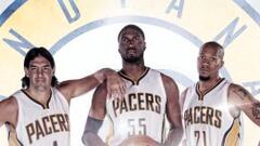 Luis Scola, Roy Hibbert y Daviw West, los referentes de Indiana en la pintura.