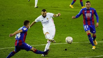 Eibar 1-3 Real Madrid: results, summary and goals