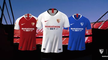 El Sevilla presenta sus camisetas: 'estilo Arsenal' y una azul