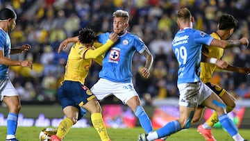 América y Cruz Azul no se hacen daño en el duelo de ida