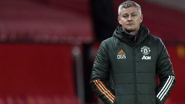 Soccer Football - Premier League - Manchester United v Sheffield United - Old Trafford, Manchester, Britain - January 27, 2021 Manchester United manager Ole Gunnar Solskjaer Pool via REUTERS/Tim Keeton EDITORIAL USE ONLY. No use with unauthorized audio, v