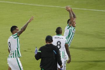 Partidazo en el Atanasio. Atlético Nacional celebró ante su gente el paso a la final de la Copa BetPlay donde enfrentará al Pereira.