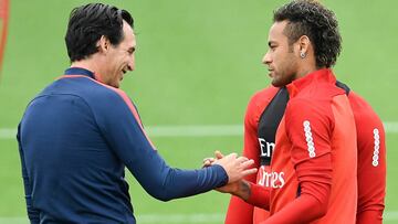 Emery: "Me fui del cumpleaños de Neymar cuando cortó la tarta"