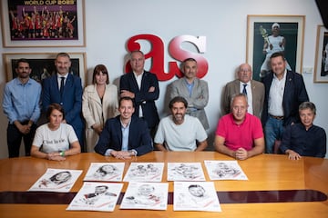 De izq. a dcha. por arriba: Ricardo Martínez (GLS), Marcos Álvarez (ABANCA), Naiara Tirados (INCIBE), Marcos Lamas (ABANCA), Diego Soto (Universidad de León), Álvaro Pola (Ayto. de León) y Tomás Roncero (AS). De izq. a dcha. por abajo: Vanessa Garabato (GLS), Francisco del Río (FID), Vicente Jiménez (director de AS), Luis Ángel Cueto (Ayto.) y Luis Nieto (AS). 