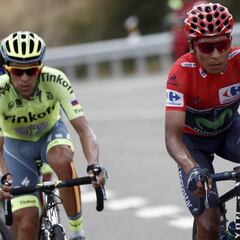 Contador la lía de salida y Nairo Quintana aleja a Froome