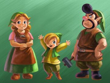 Ilustración - The Legend of Zelda: A Link Between Worlds (3DS)