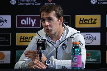 Julen Lopetegui prepares for his first official game in charge