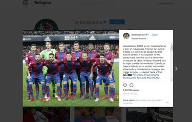 Antonio Luna: "ROBO, a tomar por c… todo el trabajo"