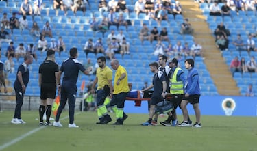 Solde rescata a Torrecilla y abandona el Rico Pérez en ambulancia