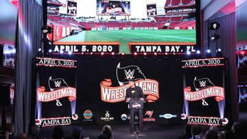La WWE confirma que Tampa acoger&aacute; WrestleMania 36