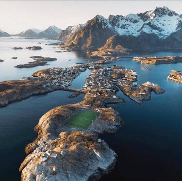 La cancha m¨¢s espectacular del mundo est¨¢ en el ?rtico