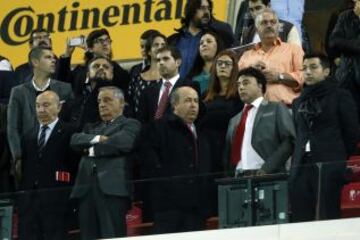 Quique Pina en el palco.