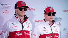 Giovinazzi y Raikkonen. 