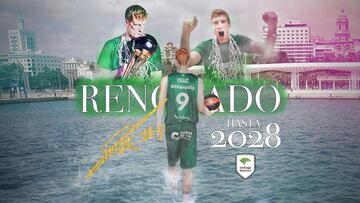 Alberto Díaz renueva con el Unicaja hasta 2028.