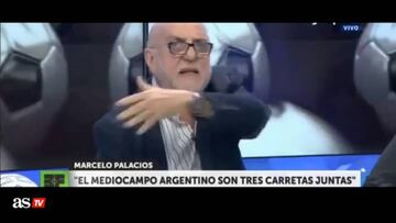 Así explotó Pagani por la goleada que recibió Argentina