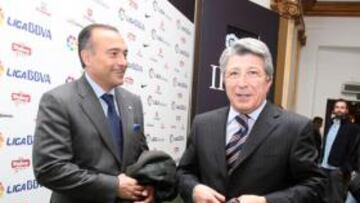 <b>LA ENVIDIA.</b> Enrique Cerezo, presidente del Atlético de Madrid, declaró que el Estadio Olímpico, la futura nueva sede del equipo, será el mejor estadio de Europa.