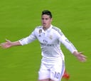 ¿Zidane le dará la oportunidad? Los goles de James con el Madrid