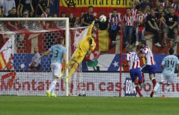 20/09/14 4ª Jornada Atlético de Madrid - Celta de Vigo
Parada de Sergio portero del Celta