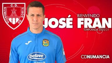 José Fran, nuevo jugador del Numancia.