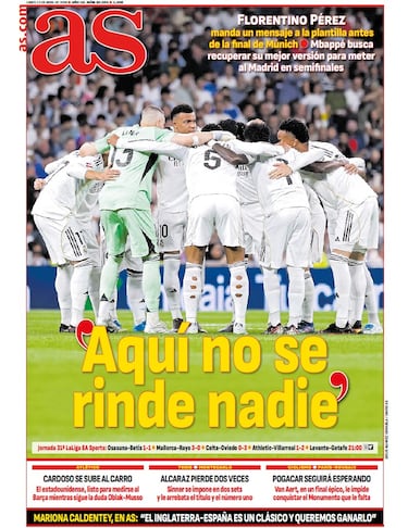 Las portadas de AS de abril
