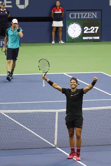 Rafa Nadal ganó a Kevin Anderson por 6-3, 6-3 y 6-4.