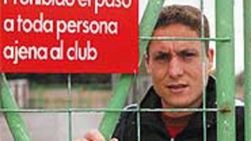 <b>SERENO</B>. Borreguero es un hombre tranquilo y reflexivo dentro y fuera del terreno de juego.