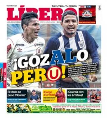 Portadas de la prensa deportiva