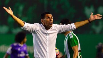 Gustavo Poyet, en el partido ante el Madrid.