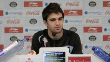 CRITICADO EN CASA. Toni Rodríguez fue silbado por la afición del Celta el pasado sábado en Balaídos.