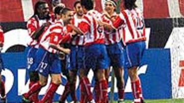 <B>A GANAR</B>. Los jugadores del Atlético se han conjurado para vencer y cerrar la boca de Jesús Gil.