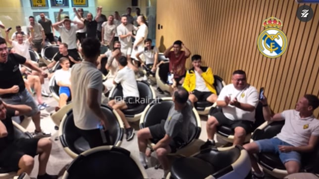 La fiesta del Kairat al conocer que el Real Madrid será su rival