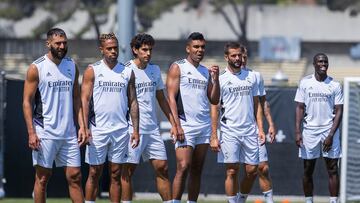 Entrenamiento del Real Madrid.