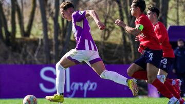 Arnu, canterano del Real Valladolid.
