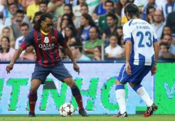 Edgar Davids y Pedro Mendes.