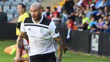 Jorge Enrique jugando con el Salamanca.