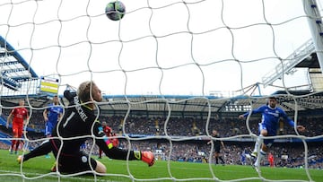 As&iacute; marc&oacute; Diego Costa al Leicester.