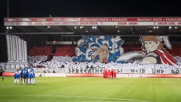 El Uni&oacute;n Berl&iacute;n, que procede de la exRDA, antes de jugar contra el Hertha el pasado d&iacute;a 2.