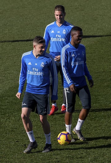 El Madrid entrena pensando en el Girona