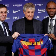 Setién: "Ayer estaba paseando al lado de vacas; hoy, en el Barça"