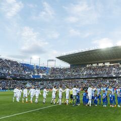 Málaga-Real Madrid en imágenes