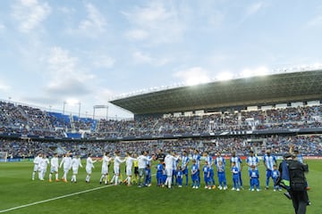 Málaga-Real Madrid en imágenes