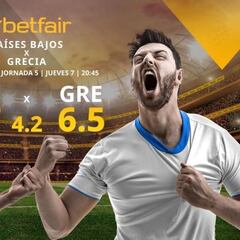 Países Bajos vs. Grecia: horario, TV, estadísticas, clasificación y pronósticos