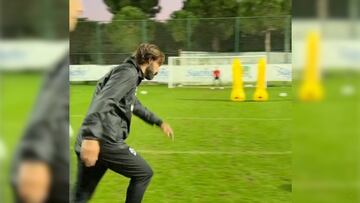 This video has gone viral on TikTok again of ex soccer player Andrea Pirlo scoring a goal showing he still has the magic in his feet.